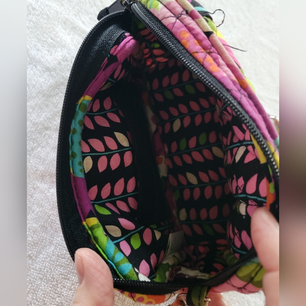 Vera Bradley Va Va Bloom Crossbody Bag, Retired Pattern - Picture 6 of 12